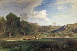 De regenwolk door Antonio Fontanesi